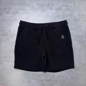 Y2K Black Psycho Bunny Fleece Skater Shorts